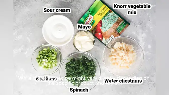 Video thumbnail for knorr vegetable dip recipe