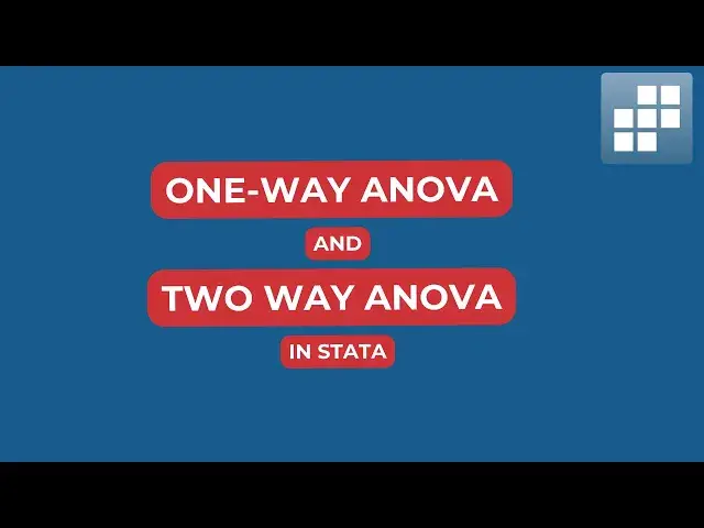 Video thumbnail for How to Perform ANOVA in Stata | One-Way and Two-Way ANOVA