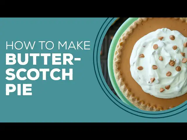 Video thumbnail for Blast from the Past: Butterscotch Pie Recipe | No Bake Dessert