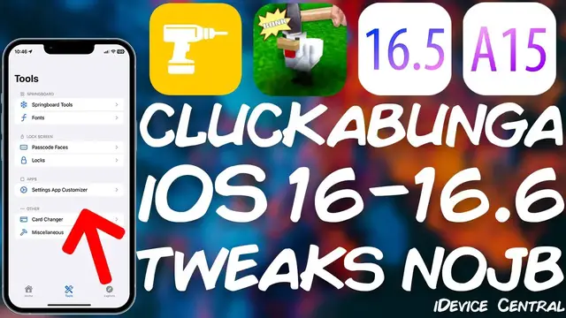 Video thumbnail for iOS 16.0 - 16.5 A12+ JAILBREAK News: Cluckabunga v2.1.1 RELEASED! Big Stability Update! Tweaks No-JB