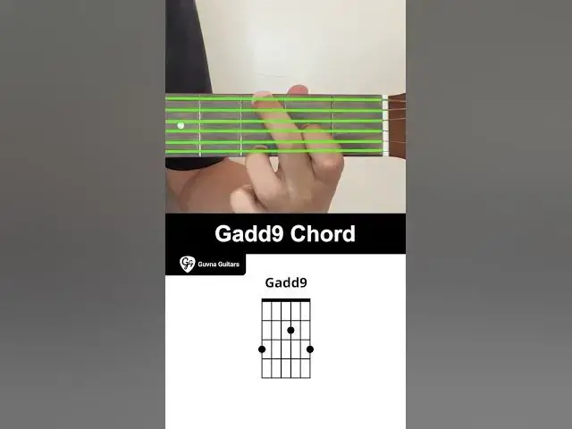 Video thumbnail for How To Play The Gadd9 Chord On Guitar - Guvna Guitars