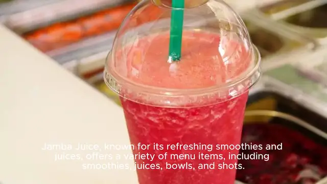 'Video thumbnail for jamba juice menu Price'
