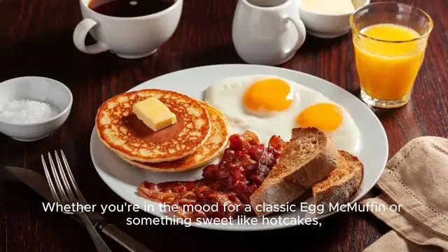 Video thumbnail for mcdonald breakfast menu Price
