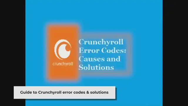Video thumbnail for Crunchyroll Error Codes: Causes and Solutions (New Code Added in 2024)