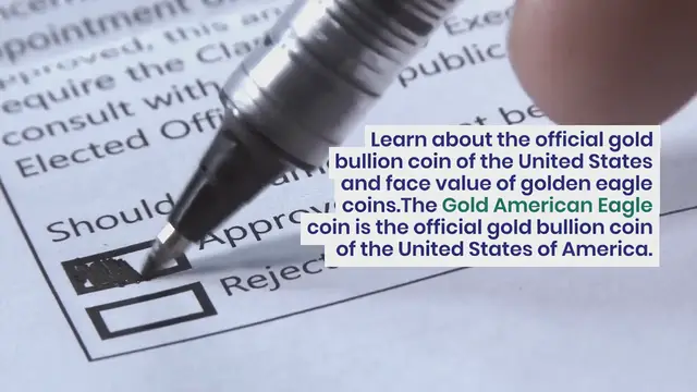 Video thumbnail for Gold American Eagle coins