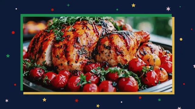 'Video thumbnail for Grilled Chicken Breast Recipe - With Lemon And Herbs'