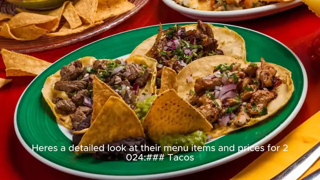 Video thumbnail for taco time menu Price