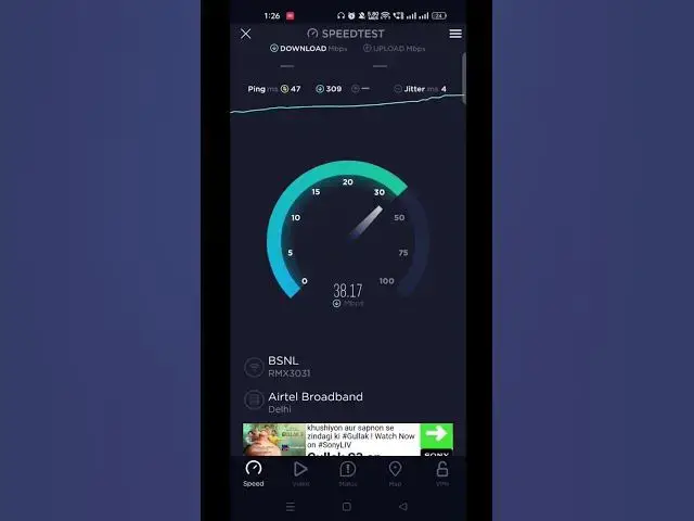 Video thumbnail for BSNL Air Fiber Speed Test ||30Mbps Speed Test Bsnl Air fiber