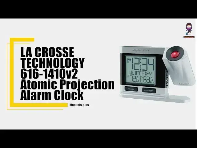 'Video thumbnail for How to Set Up and Use the LA CROSSE TECHNOLOGY 616-1410v2 Atomic Projection Temperature/Alarm Clock'