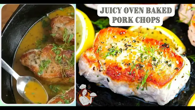 Video thumbnail for Juicy Oven Baked Pork Chops