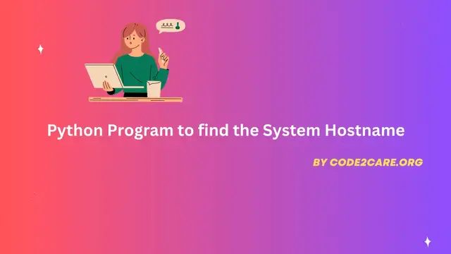 'Video thumbnail for Python Program to find the System Hostname'
