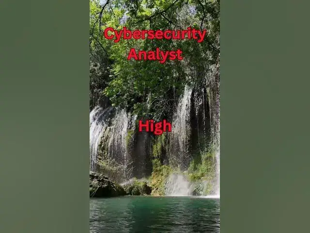 Video thumbnail for Cybersecurity Ananlyst