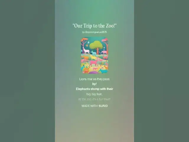 Video thumbnail for Our Trip to the Zoo!