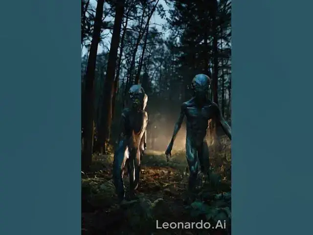 Video thumbnail for Aliens walking through town #creepy #halloween #spooky #horror