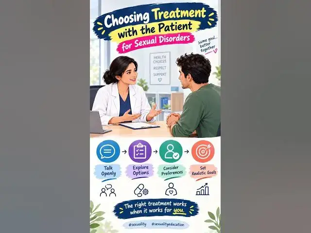 Video thumbnail for 06 Choosing treatment with the patient for sexual disorders. #sexuality #sexualityeducation