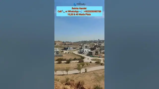 Video thumbnail for Bahria Hamlet Rawalpindi |10,20 & 40 Marla Residential Plots For Sale 2022 |