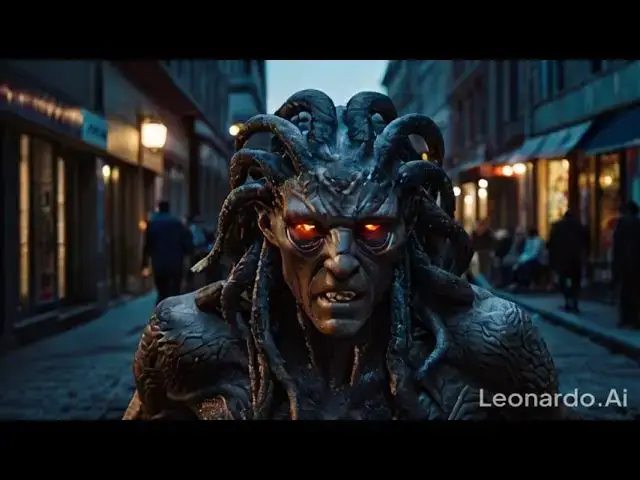 Video thumbnail for Snake head monster in town