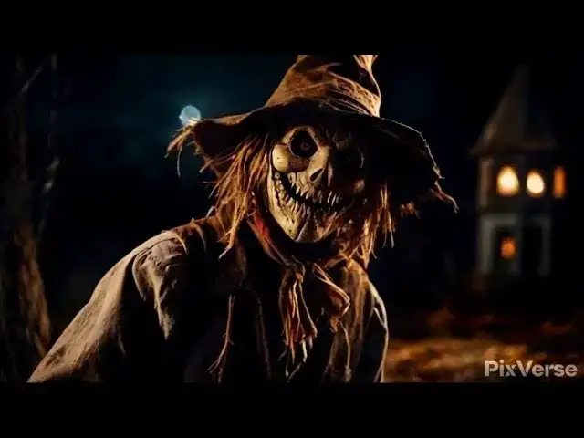 Video thumbnail for scarecrow coming to life