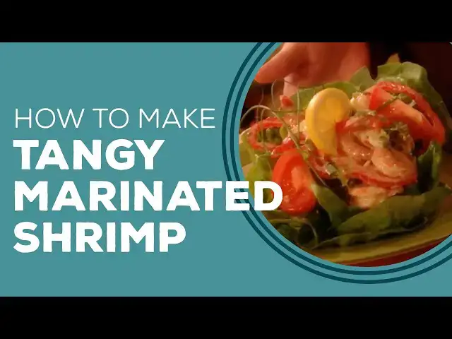 Video thumbnail for Tangy Marinated Shrimp Recipe - Blast from the Past