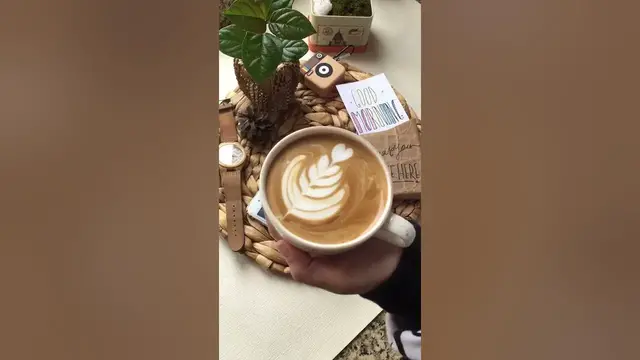 'Video thumbnail for Home Barista {latte art} #latteart #baristalife #shorts'