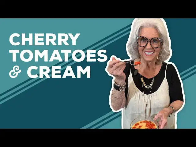 Video thumbnail for Love & Best Dishes: Cherry Tomatoes and Cream Recipe | Side Dish Ideas for Dinner