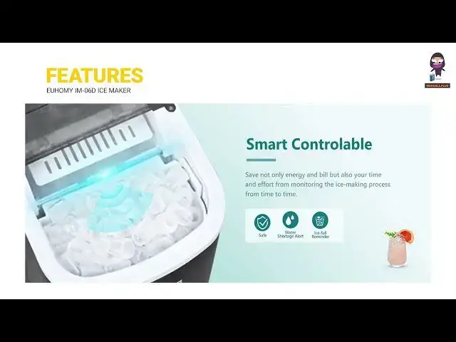 'Video thumbnail for EUHOMY IM 06D Ice Maker'