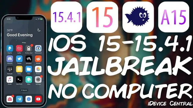 Video thumbnail for Fugu15 Max JAILBREAK News: Tweaks ACHIEVED With ElleKit! NO PC iOS 15.0 - 15.4.1 JAILBREAK (A12+)