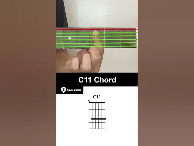 Video thumbnail for How To Play The C11 Chord On Guitar - Guvna Guitars