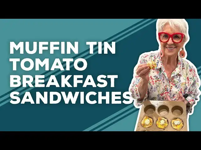 Video thumbnail for Love & Best Dishes: Muffin Tin Tomato Breakfast Sandwiches Recipe | Easter Breakfast Ideas