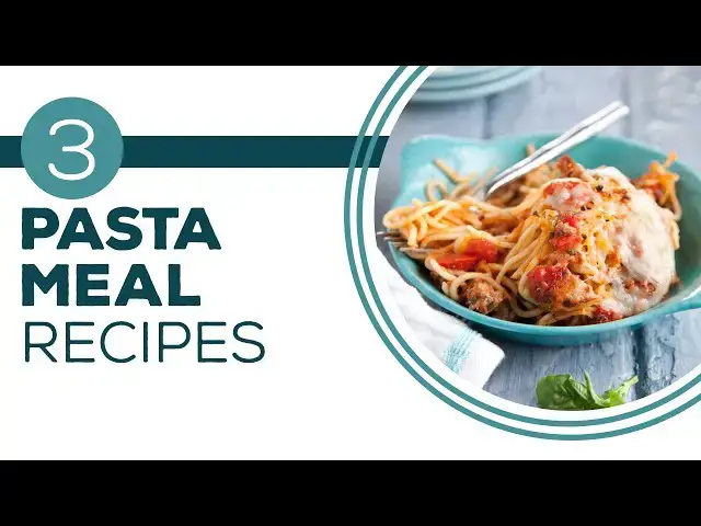 Video thumbnail for Full Episode Fridays: Pasta Potluck - 3 Pasta Meal Recipes