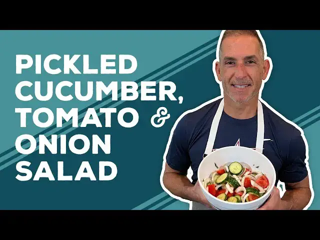 Video thumbnail for Love & Best Dishes: Quick Pickled Cucumber, Tomato and Onion Salad Recipe | Summer Salad Recipes