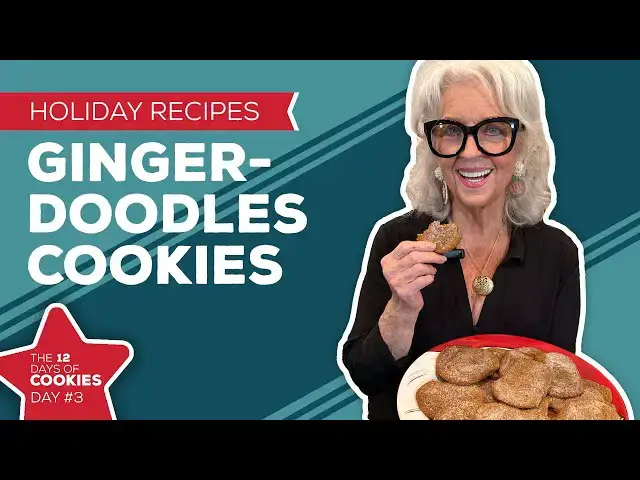 Video thumbnail for Holiday Cooking & Baking Recipes: Gingerdoodles Cookies Recipe | 3rd Day of Christmas Cookies