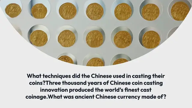 Video thumbnail for How were ancient Chinese coins made?