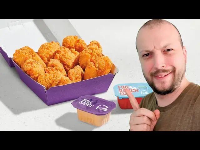 'Video thumbnail for I tried Taco Bell's CHICKEN NUGGETS?? | Interpreting Everything'