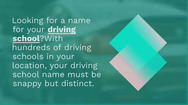 Video thumbnail for 750+ Cool Driving School Names Ideas to Know