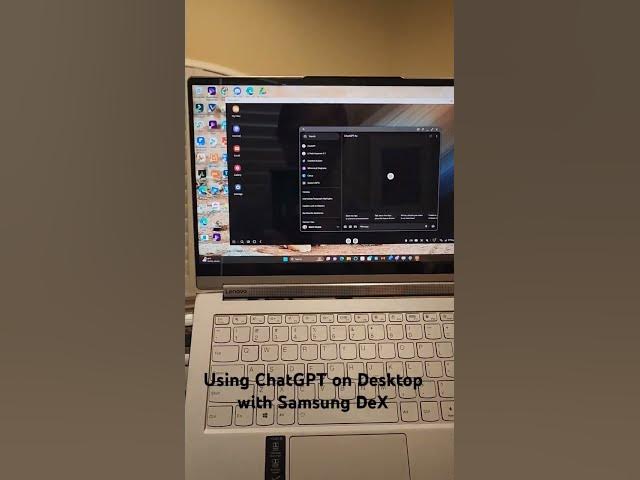 Video thumbnail for Using ChatGPT on a PC with a samsung phone