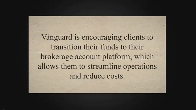 Video thumbnail for Why Is Vanguard Transitioning To Brokerage Accounts?