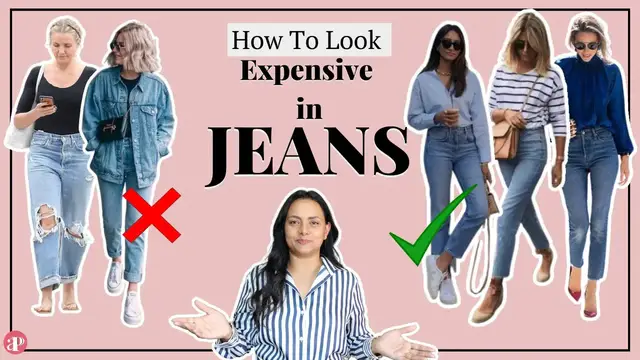 'Video thumbnail for What to Wear To Look 💰EXPENSIVE💰 IN JEANS👖: 8 TIPS You can use in your daily styling'