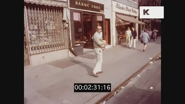 'Video thumbnail for Bleecker St. and 6th Avenue, NYC, 1970's.'