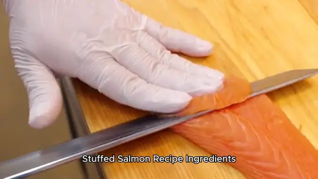 Video thumbnail for stuffed salmon recipe