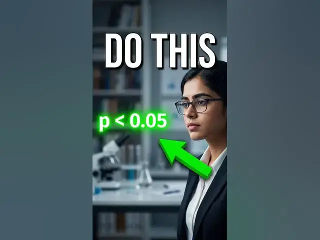 Video thumbnail for P-Value 0.05 vs. Clinical Impact: Which Matters More? #statistics #research #shorts