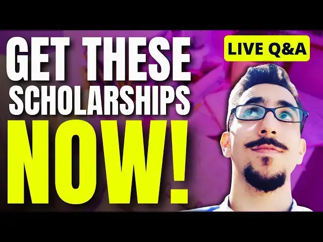 Video thumbnail for Global Scholarships: “Q & A” And Scholarship Analysis (07.26.2024)