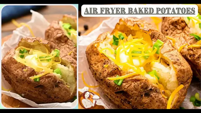 Video thumbnail for AIR FRYER BAKED POTATOES