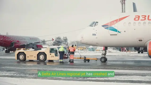 Video thumbnail for Delta Plane CRASHES in Toronto: 18 Injured – What Happened?