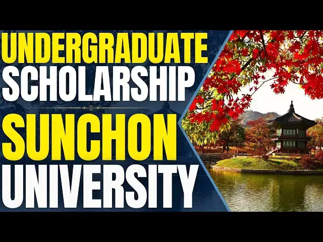 'Video thumbnail for Undergraduate Scholarship at Sunchon National University | Study in South Korea'