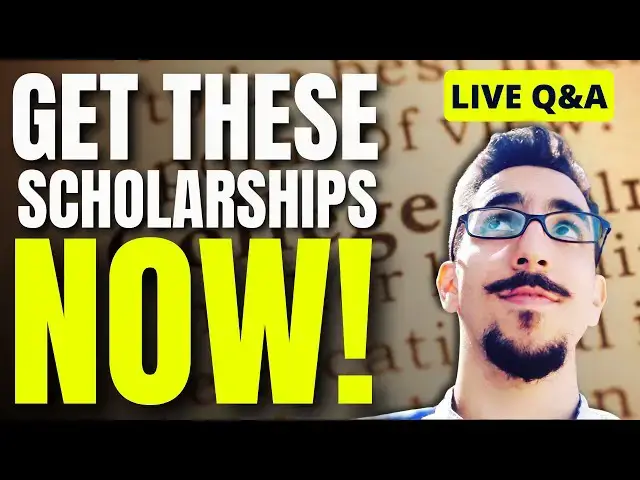 Video thumbnail for Global Scholarships: “Q & A” And Scholarship Analysis (08.09.2024)