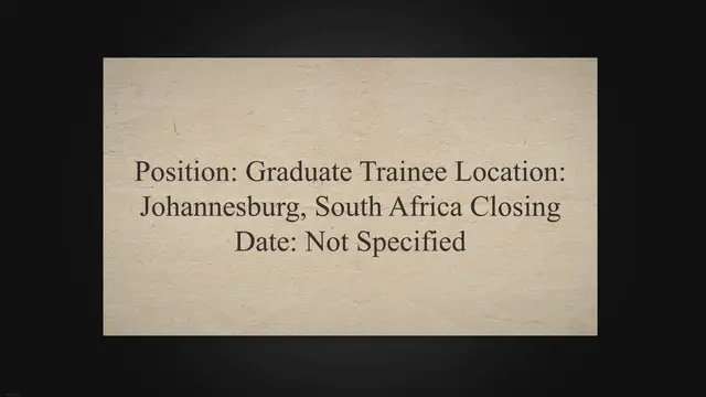 'Video thumbnail for Puma Energy Africa: Graduate Programme 2022/2023'