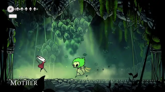 'Video thumbnail for Thrilling battle with Moss Mother In Hollow Knight Silksong'