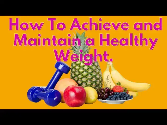'Video thumbnail for What is a healthy weight?'