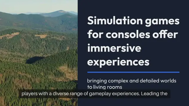 'Video thumbnail for Simulation Games For Consoles'
